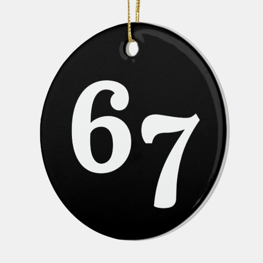 67 Funny Gen Alpha Lingo Keramik Ornament (Links)