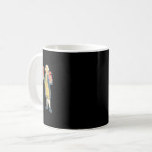 67 Funny George Washington Meme Six Seven Gen Alph Kaffeetasse (Vorderseite Links)
