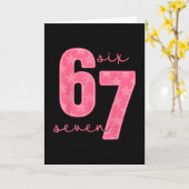 67 Funny Meme 1 Karte (Gelbe Blume)