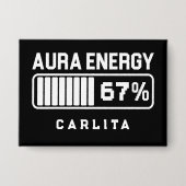 67 Funny Meme Aura Energy bei 67 Six Seven Meme Ge Button (Vorderseite)