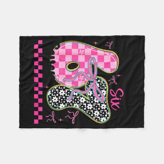 67 Funny Meme Filled With Hearts Six Seven Valenti Fleecedecke (Vorderseite (Horizontal))