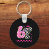 67 Funny Meme Filled With Hearts Six Seven Valenti Schlüsselanhänger (Vorderseite)