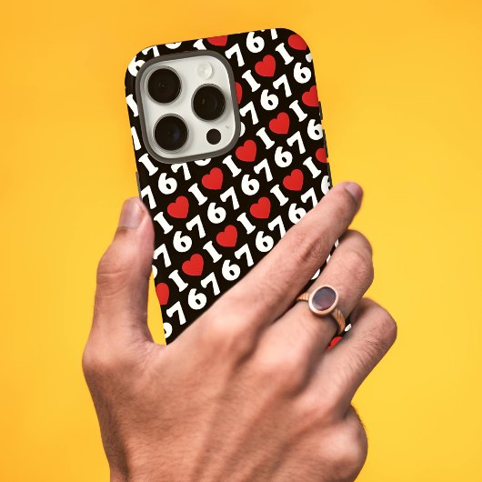 67 Funny Meme I Liebe Six Sieben 67. Geburtstag Case-Mate iPhone Hülle