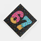 67 Funny Meme Ice Cream Six Seven Gen Alpha Serviette (Ecke)