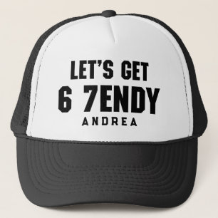 67 Funny Meme Lasst uns sechs Seven Sendy 6 7endy  Truckerkappe
