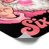 67 Funny Meme Merry Xmas Santa Says Six Seven Chri Poster (Ecke)