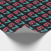 67 Funny Meme Six Seven Gen Alpha Geschenkpapier (Ecke)