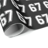 67 Funny Meme Six Seven Gen Alpha Geschenkpapier (Rolleneckpunkt)