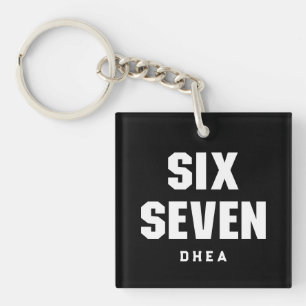 67 Funny Meme Six Seven Gen Alpha Schlüsselanhänger