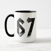 67 Funny Meme Six Seven Gen Alpha Tasse (Links)