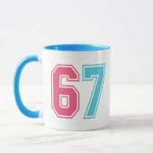 67 Funny Meme Six Seven Gen Alpha Tasse (Links)