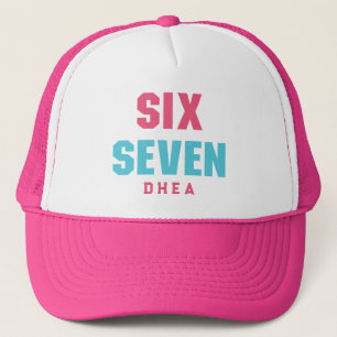 67 Funny Meme Six Seven Gen Alpha Truckerkappe