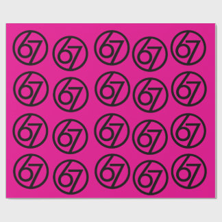 67 Funny Meme Six Seven Gen Alpha Wrapping Paper Geschenkpapier