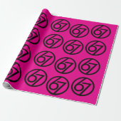 67 Funny Meme Six Seven Gen Alpha Wrapping Paper Geschenkpapier (Ungerollt)