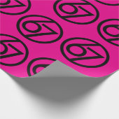 67 Funny Meme Six Seven Gen Alpha Wrapping Paper Geschenkpapier (Ecke)