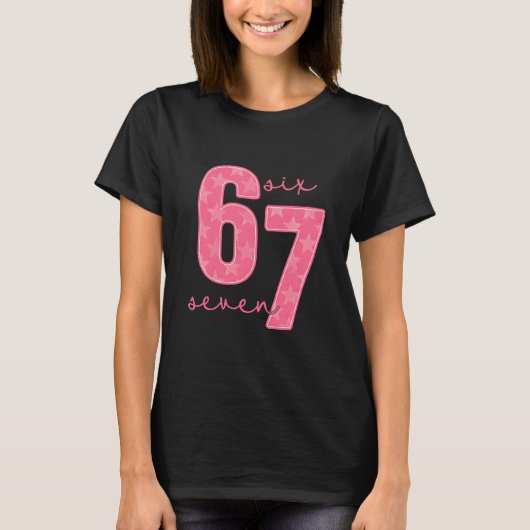 67 Funny Meme T-Shirt (Vorderseite)