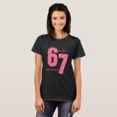 67 Funny Meme T-Shirt (Vorne ganz)