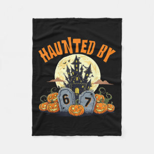 67 Funny Six Seven Gen Alpha Z Halloween 67 Haunte Fleecedecke