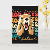 67 Funny Six Seven Respect The Groundhog 100 Days  Karte (Gelbe Blume)