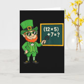 67 Funny St Patricks Day Math Teacher Meme Six Sev Karte (Gelbe Blume)