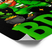 67 Funny St. Patricks Day Six Seven Meme Leprechau Poster (Ecke)