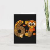 67 Funny Thanksgiving Turkey 67 Fall Farm Men Wome Karte (Vorderseite)