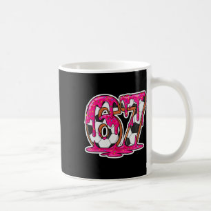 67 Fußball Eis Drip Brain Rot Meme _1  Kaffeetasse