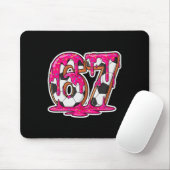 67 Fußball Eis Drip Gehirn Fäulnis Meme _1  Mousepad (Mit Mouse)