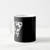 67 Fußball Eiscreme Drip Gen Alpha Six Seven Meme  Kaffeetasse (Vorderseite Links)
