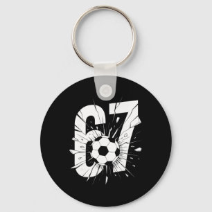 67 Fußball Sechs Sieben 6 7 Meme 67 _2 Schlüsselanhänger
