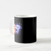 67 Fußball Sechs Sieben 6 7 Meme 67 Kaffeetasse (Vorderseite Links)