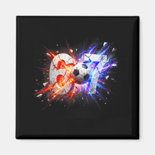67 Fußball Sechs Sieben 6 7 Meme 67 Magnet