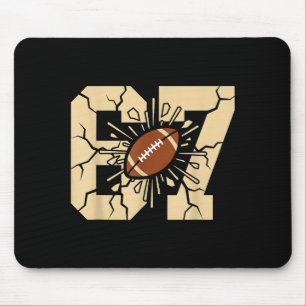 67 Fußball Sechs Sieben 6 7 Meme - Lustig 6-7 Drip Mousepad