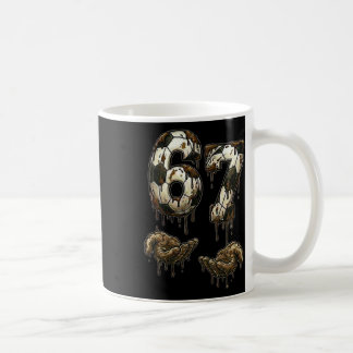 67 Fußball Sechs Sieben Fußball 6 7 Kinder Jungen  Kaffeetasse