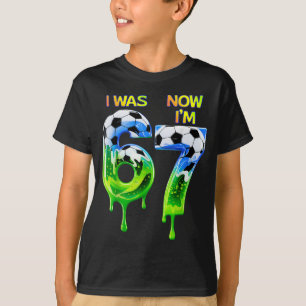 67 Fußballhemd für Jungen Geburtstag 67 , Fußball  T-Shirt