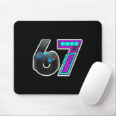67 Gamer Console Controller Design Mousepad (Mit Mouse)