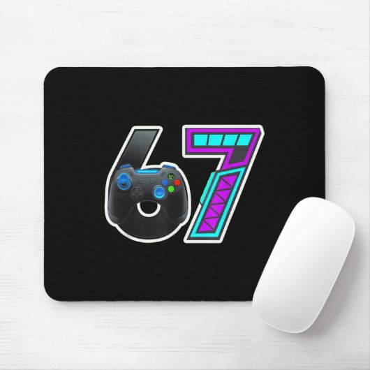 67 Gamer Console Controller Design  Mousepad (Mit Mouse)