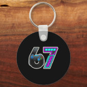 67 Gamer Console Controller Design  Schlüsselanhänger (Vorderseite)