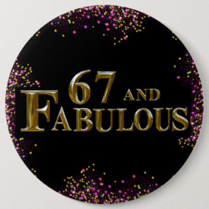 67. Geburtstag Button