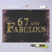 67. Geburtstag Seidenpapier (Handwerk)