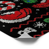 67 Gen Alpha Meme Ugly Christmas 6 7 Family Matchi Poster (Ecke)