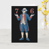 67 George Washington 7 6 Meme Sechs Sieben 6-7 4. Karte (Gelbe Blume)
