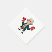 67 George Washington 7-6 Six Seven Meme 67 Serviette (Ecke)