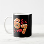 67 Gingerbread Christmas Six Seven Meme Kaffeetasse (Links)