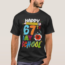 67 glückliche Schultage 67. Tag Smarter Six Seven T-Shirt