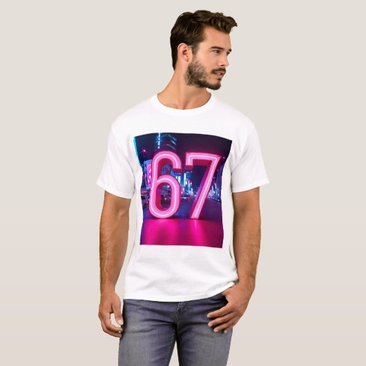 67 Grafisches T-Shirt (Vorne ganz)