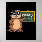 67 Groundhog Day 6-7 Meme Math Teacher Six Seven K Poster (Vorne)