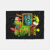 67 Grüner Lehrer Weihnachten Sechs Sieben Meme Bra Fleecedecke (Vorderseite (Horizontal))
