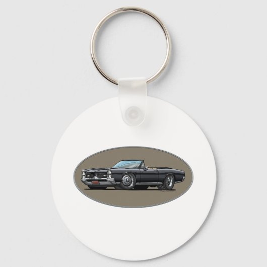 67 GTO_Black_Convt Schlüsselanhänger (Vorderseite)