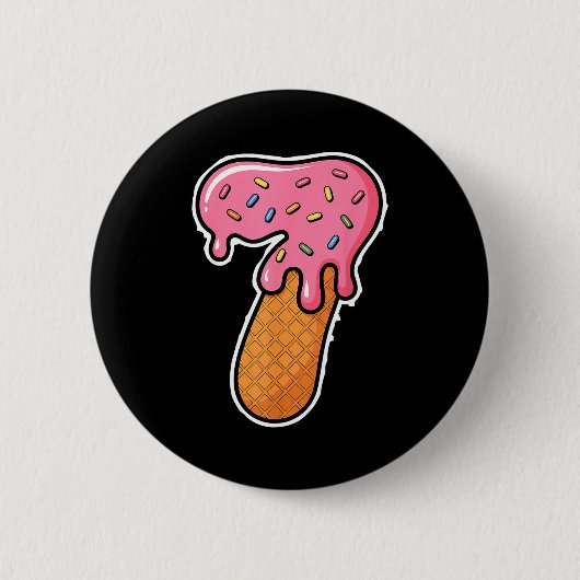 67 Halloween Costume Duo Matching Number 6 And 7 I Button (Vorderseite)